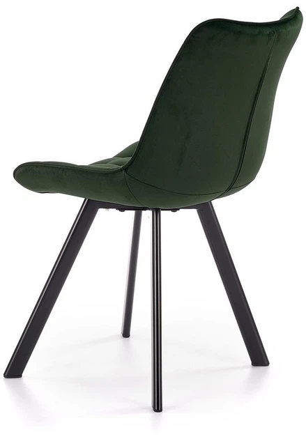 Krzesło do kuchni i salonu Halmar K332 ciemnozielone (5905248118362) - obraz 2