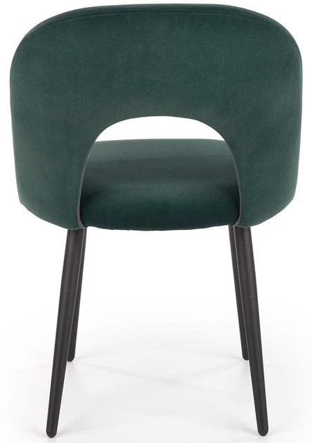 Стілець для кухні та вітальні Halmar K384 Темно-зелений (5905248119024) - зображення 4