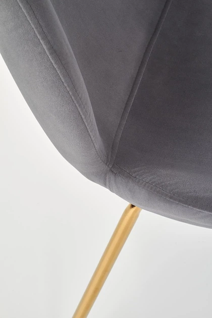 Стілець для кухні та вітальні Halmar K381 Сірий (5905248118997) - зображення 11