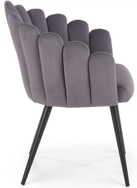 Krzesło do kuchni i salonu Halmar K410 Popielate (5905248119482) - obraz 6