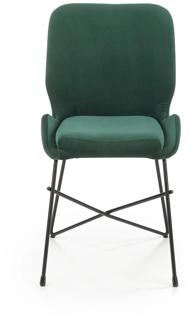 Krzesło do kuchni i salonu Halmar K454 ciemnozielone (5905248121416) - obraz 3