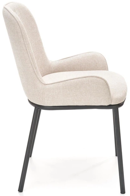 Krzesło do kuchni i salonu Halmar K481 z podłokietnikami Beżowe (5905248121133) - obraz 5