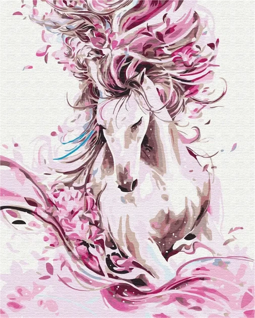Преміум картина за номерами Витончений кінь Brushme 40x50 (PBS22388) - Фото 1 Преміум картина за номерами Витончений кінь Brushme 40x50 (PBS22388) - изображение 1