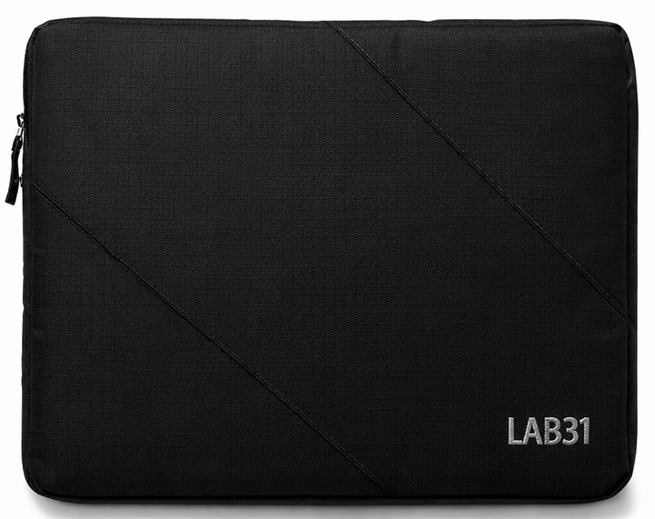 Чехол для ноутбука Lab31 16" полиэстер Черный - Фото 1 Чехол для ноутбука Lab31 16" полиэстер Черный - изображение 1