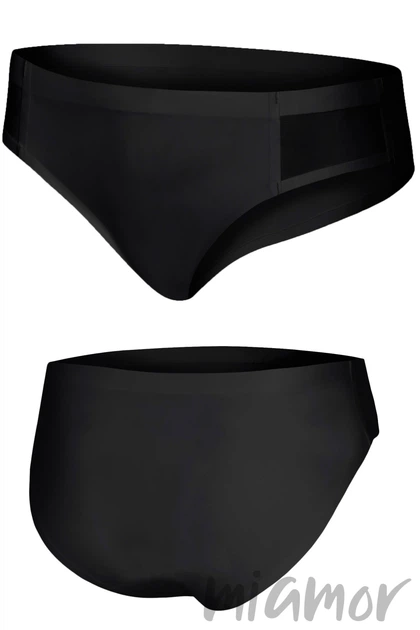 Трусики безшовні Julimex Bikini XL Чорні - зображення 2