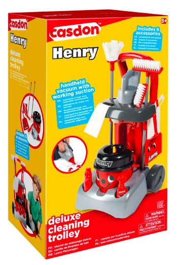 Ігровий набір Casdon Trolley Hetty Deluxe Порохотяг з аксесуарами 67450 (5011551000703) - зображення 1