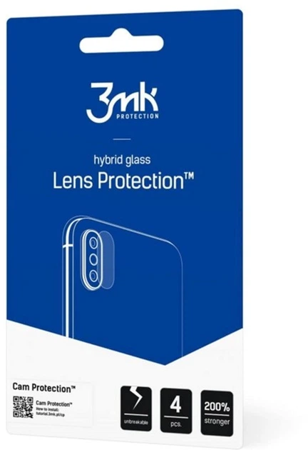 Zestaw szkieł hybrydowych 3MK Lens Protect na aparat Xiaomi Redmi Note 11 Pro 5G 4 szt (5903108446358) - obraz 2
