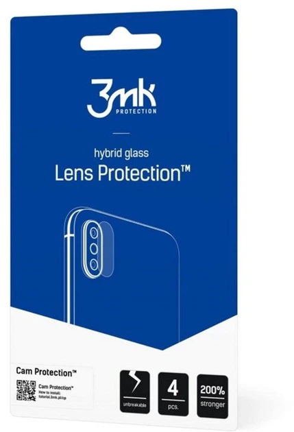 Zestaw szkieł hybrydowych 3MK Lens Protect na aparat Vivo Y22 4 szt (5903108494724) - obraz 2