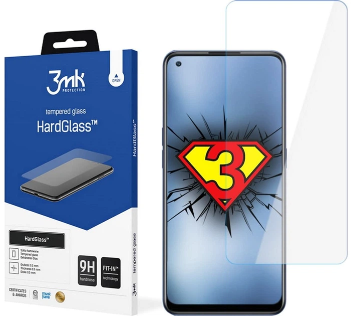 Szkło hartowane 3MK HardGlass dla Oppo Reno7 5G (5903108452960) - obraz 1