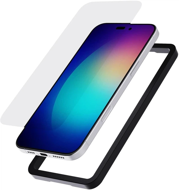 Szkło hartowane Tech21 Impact Glass 2-pack do Apple iPhone 16 Pro (5056586742334) - obraz 3