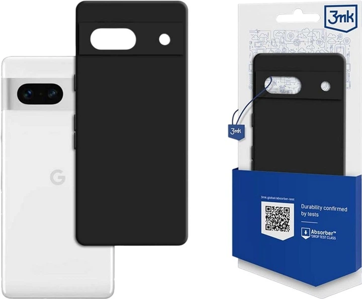 Панель 3MK Matt Case для Google Pixel 7A 5G Чорний (5903108518536) - зображення 2