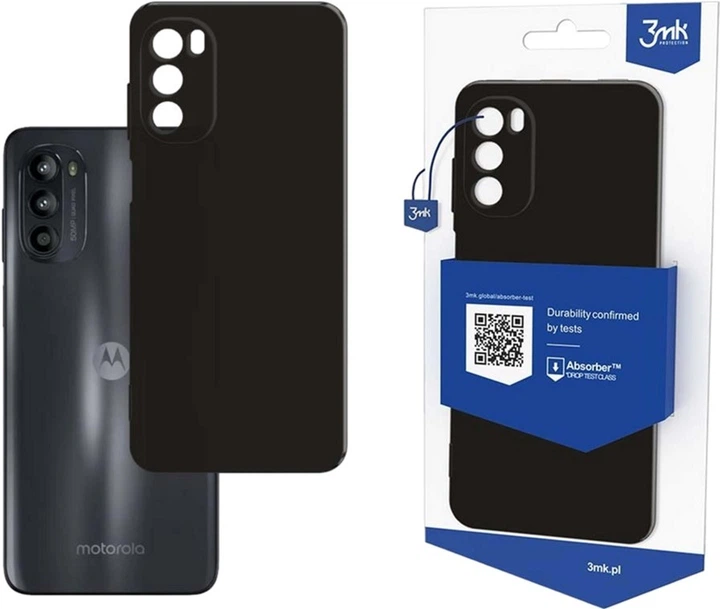 Панель 3MK Matt Case для Motorola Moto G52 Чорний (5903108474832) - зображення 2