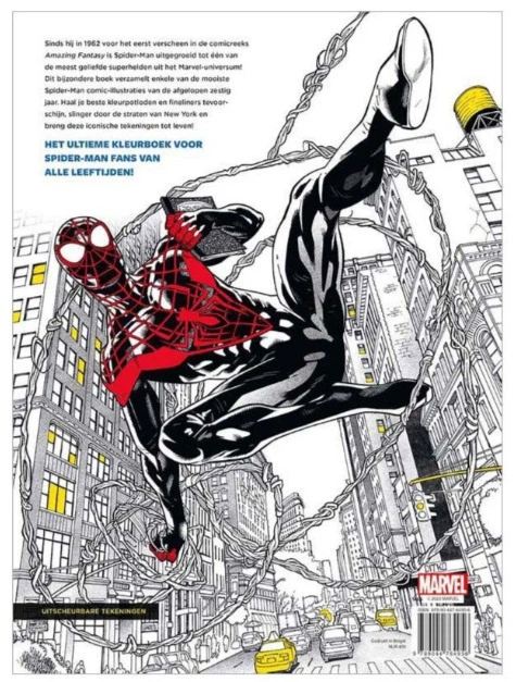 Książka-kolorowanka Marvel Spider-Man The Ultimate Coloring Book (9789044764956) - obraz 2