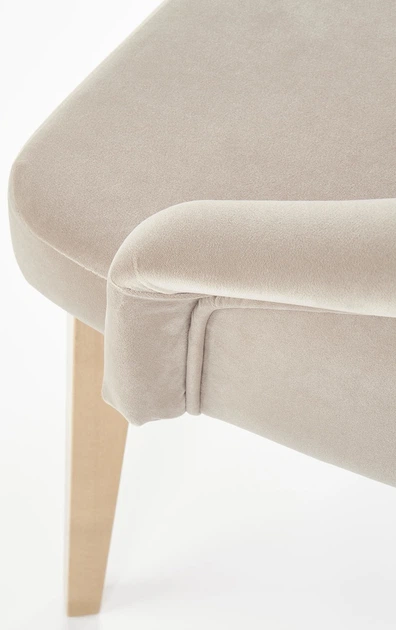 Krzesło do kuchni i salonu Halmar Toledo 2 Beżowe/Dąb miodowy (5905248122567) - obraz 5