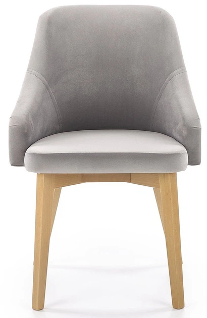 Krzesło do kuchni i salonu Halmar Toledo 2 Popielate/Dąb miodowy (5905248122574) - obraz 8