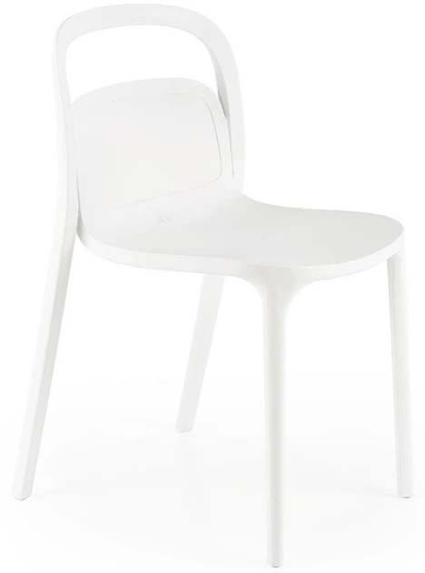Krzesło do kuchni Halmar K490 plastikowe Białe (5905248125810) - obraz 15