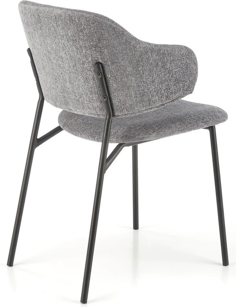 Стілець для кухні та вітальні Halmar K497 Попелястий (5905248125995) - зображення 9