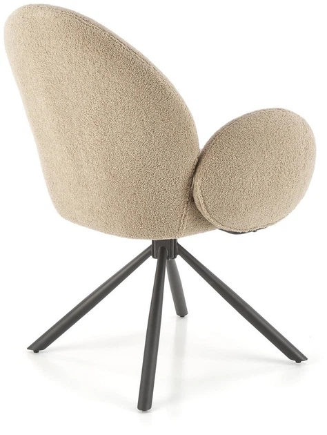 Krzesło do kuchni i salonu Halmar K498 obrotowe Cappucino (5905248126015) - obraz 9