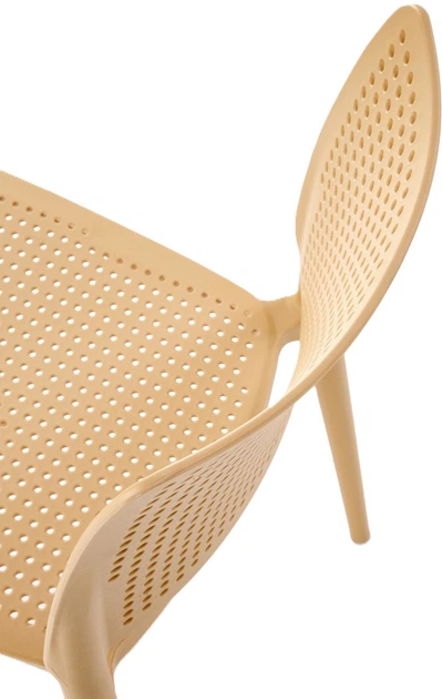 Стілець для кухні Halmar K514 пластиковий Помаранчевий (5905248126312) - зображення 5