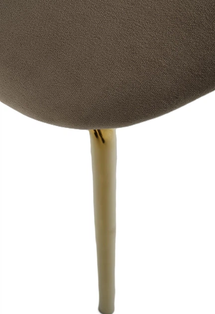 Стілець для кухні та вітальні Halmar K499 зі золотим каркасом Бежевий (5905248126039) - зображення 8