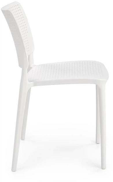 Стілець для кухні Halmar K514 пластиковий Білий (5905248126275) - зображення 10
