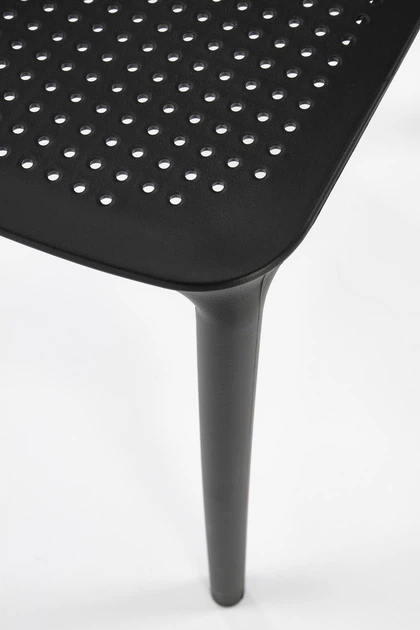 Стілець для кухні Halmar K514 пластиковий Чорний (5905248126282) - зображення 11