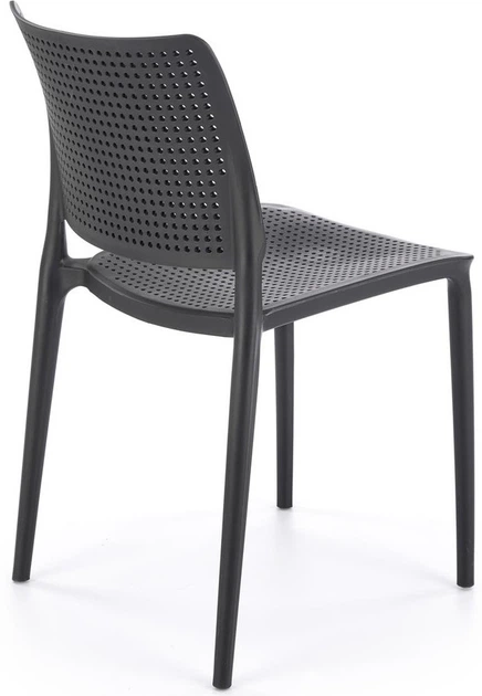 Стілець для кухні Halmar K514 пластиковий Чорний (5905248126282) - зображення 12