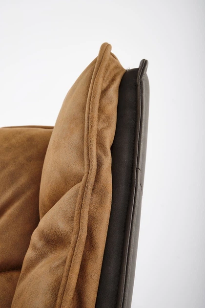 Krzesło do kuchni i salonu Halmar K523 obrotowe Brązowe (5905248126497) - obraz 2