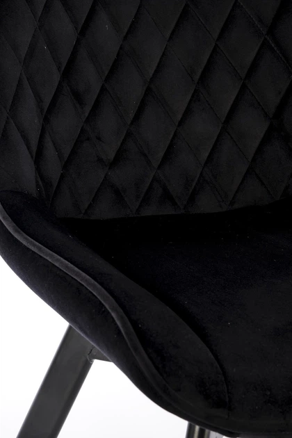 Стілець для кухні та вітальні Halmar K520 обертальний Чорний (5905248126435) - зображення 14