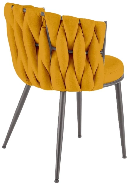 Стілець для кухні та вітальні Halmar K516 Гірчичний (5905248131910) - зображення 3