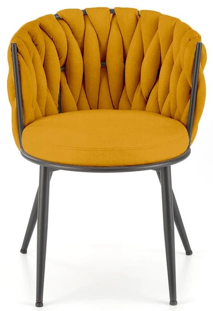 Стілець для кухні та вітальні Halmar K516 Гірчичний (5905248131910) - зображення 5