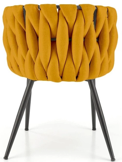 Стілець для кухні та вітальні Halmar K516 Гірчичний (5905248131910) - зображення 6