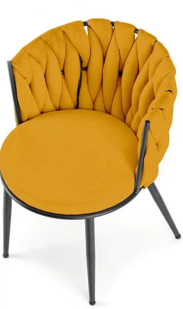 Стілець для кухні та вітальні Halmar K516 Гірчичний (5905248131910) - зображення 7