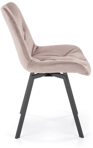 Стілець для кухні та вітальні Halmar K519 обертальний Бежевий (5905248131934) - зображення 12