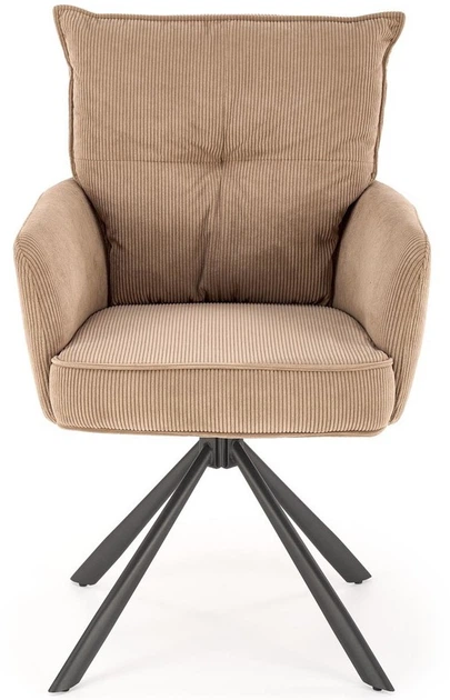 Стілець для кухні та вітальні Halmar K528 обертальний Капучино (5905248132085) - зображення 8