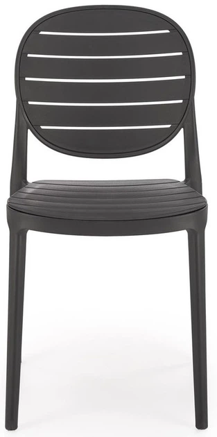 Стілець для кухні Halmar K529 пластиковий Чорний (5905248132122) - зображення 8