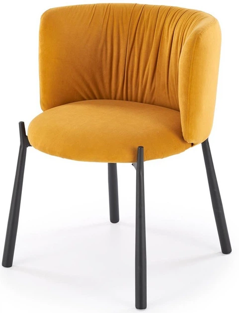 Krzesło do kuchni i salonu Halmar K531 Musztardowe (5905248132177) - obraz 6