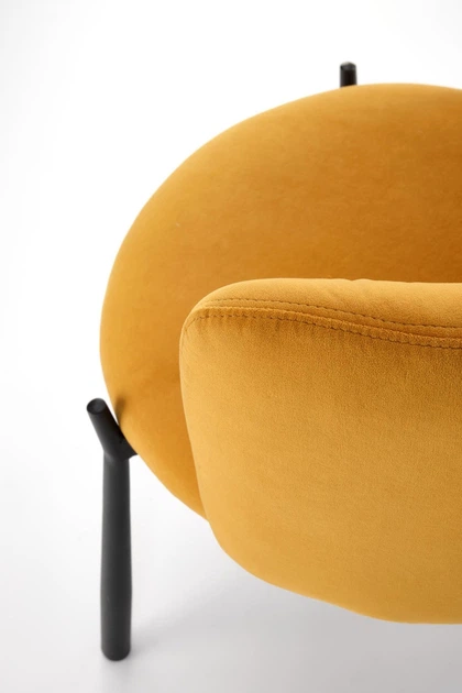 Krzesło do kuchni i salonu Halmar K531 Musztardowe (5905248132177) - obraz 12