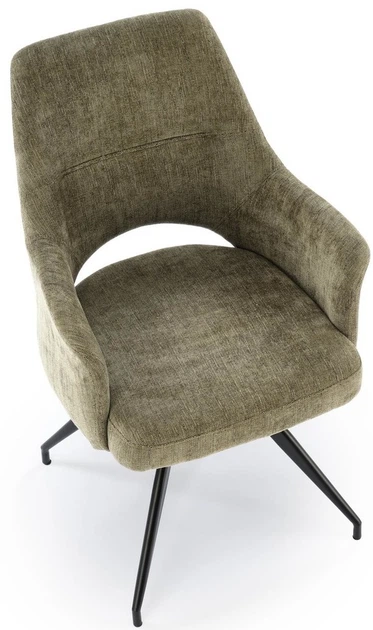 Krzesło do kuchni i salonu Halmar K542 obrotowe Oliwkowe (5905248132498) - obraz 9