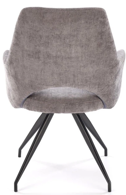 Krzesło do kuchni i salonu Halmar K542 obrotowe Popielate (5905248132504) - obraz 8