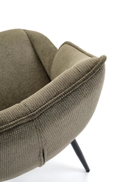 Стілець для кухні та вітальні Halmar K543 Оливковий (5905248132528) - зображення 3