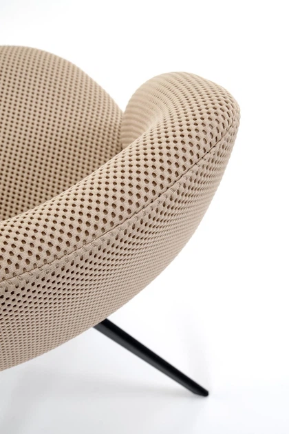 Стілець для кухні та вітальні Halmar K546 обертальний Бежевий (5905248132580) - зображення 2