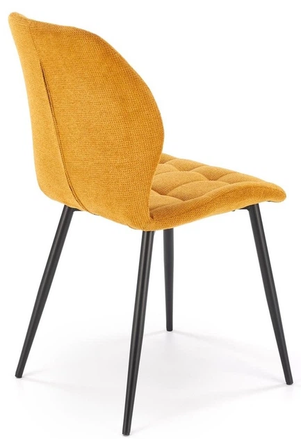 Стілець для кухні та вітальні Halmar K548 Гірчичний (5905248132665) - зображення 4