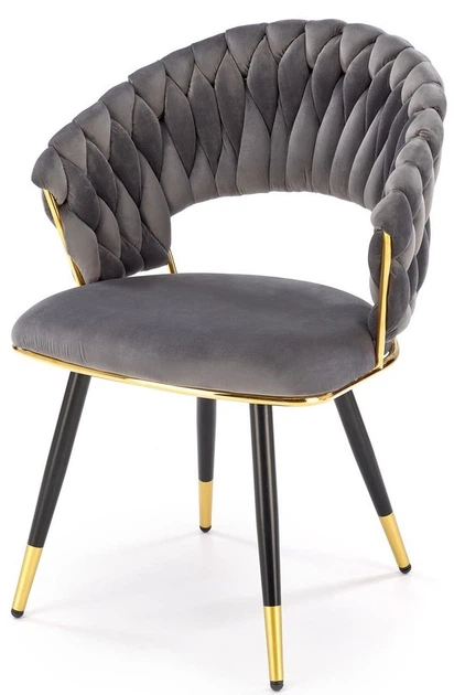 Стілець для кухні та вітальні Halmar K551 Попелястий (5905248132764) - зображення 5