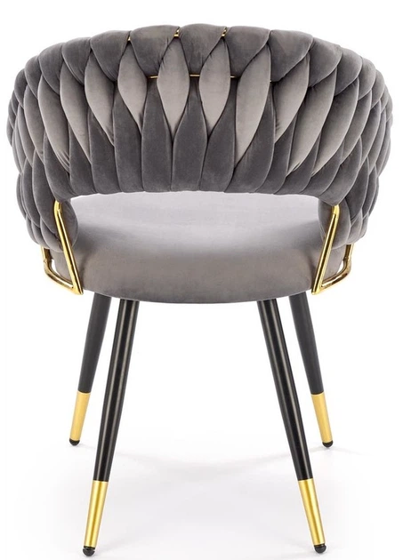 Стілець для кухні та вітальні Halmar K551 Попелястий (5905248132764) - зображення 8