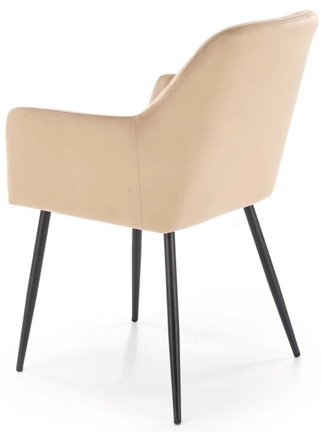 Krzesło do kuchni i salonu Halmar K558 Beżowe (5905248132863) - obraz 4