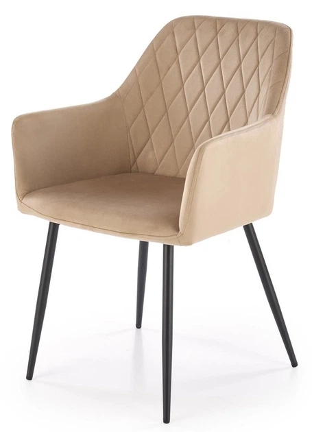 Krzesło do kuchni i salonu Halmar K558 Beżowe (5905248132863) - obraz 5