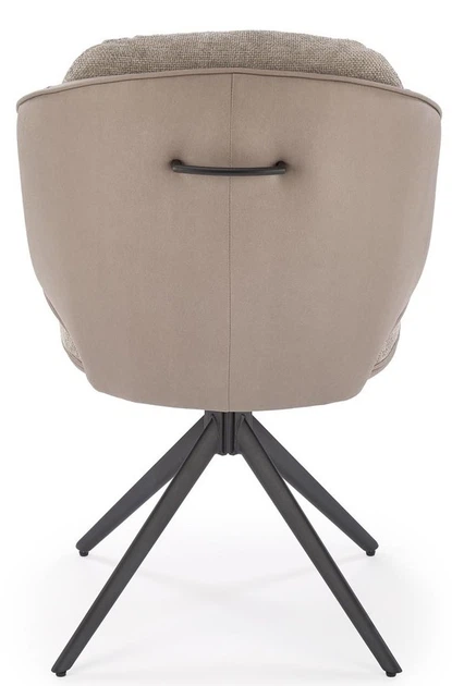 Krzesło do kuchni i salonu Halmar K554 obrotowe Popielate (5905248132825) - obraz 10