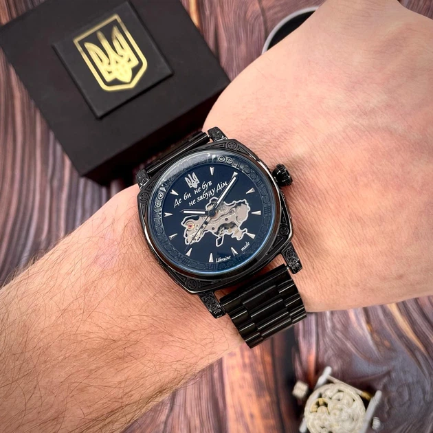 Годинник наручний Awarder 021-3D Де би не був All Black Steel - изображение 2