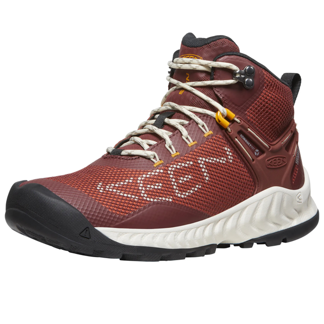 Жіночі трекінгові черевики Keen Nxis Evo Wp Mid високі водонепроникні червоні 37 1027793 (37) - изображение 5